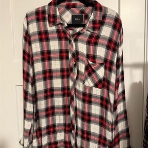 Rails Red and Black Plaid Casual Shirt